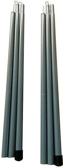 Camping Plus By Terra Three-Part Upright 185 Cm 2 Pieces Gray 0017283