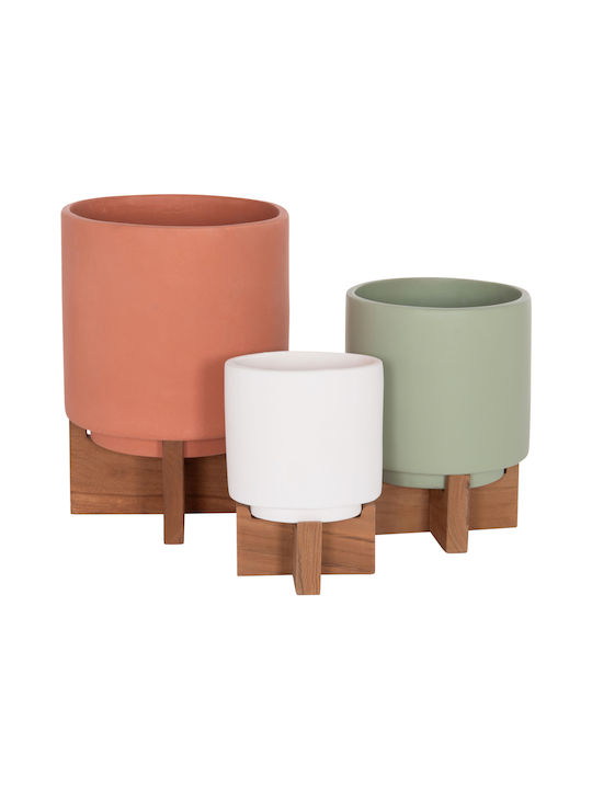 HomeMarkt Σετ 3 Γλάστρες Τσιμεντένιες Γκρι HomeMarkt Σετ 3 Γλάστρες Τσιμεντένιες Γκρι