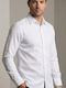Long-sleeved Cotton Shirt White