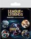 Значки 5 Броя League Legends Champions Pack 5 Badges Bp2404787