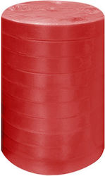 Justnote Satin,σατεν Band Monochrom Rot 5Stück