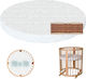 IngVart Mini Rund Kinderbettmatratze mit Kokosfaser 72x72cm