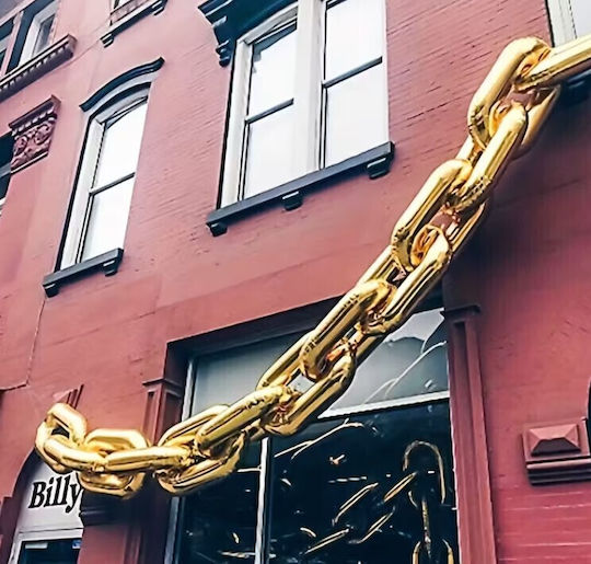 Composition with 24 Balloons Gold