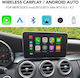 Digital Iq Bz 684f Cpaa Wireless Carplay Android Auto Box Mercedes Mod 2012-2015 Ntg 4.5/4.7 2 Cameras