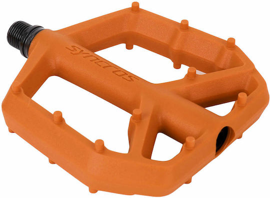 Syncros Squamish Flat Bicycle Pedals Orange