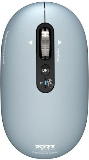 Port Designs Kabellos Bluetooth Maus Blau