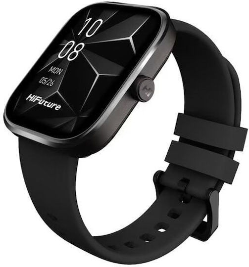HiFuture Lume Pro Aluminium 46mm Waterproof Smartwatch with Heart Rate Monitor (Black)