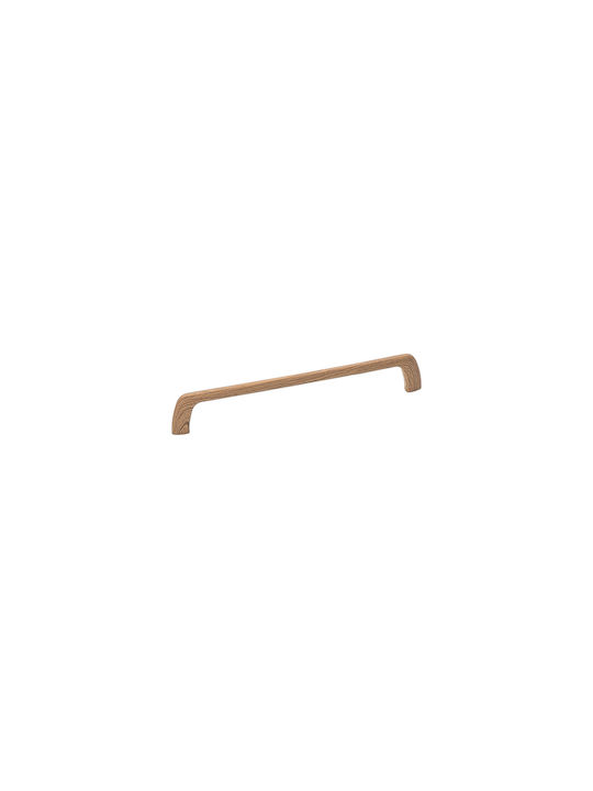 Roline Handle Furniture made of Metallic & Wooden Teak with Center Distance 224mm ICP-14051-224mm 1pcs