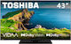 Toshiba Смарт Телевизор 43" 4K UHD Direct LED 43UV3F63DG HDR (2024)