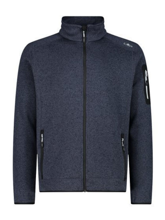 CMP Ανδρική Ζακέτα Fleece Μαύρη