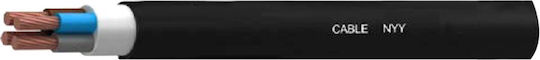 Καλωδιο Ηλεκτρολογικο Nyy-j-rm 3x16mm² Μαυρο Roll Top Σετ 100