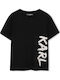 Kinder-T-Shirt Black