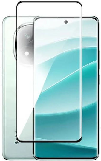 0.33мм Пълно лепило Закалено стъкло за цялото лице Черен (Redmi Note 15 / Poco M8)