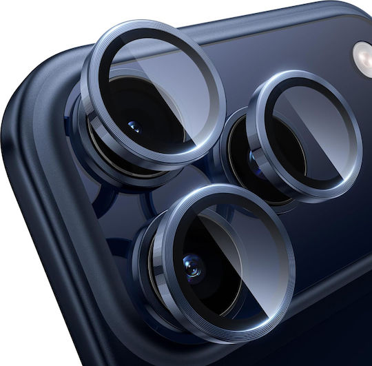 Orso Camera Protection Tempered Glass Blue for the iPhone 17 Pro, iPhone 17 Pro Max