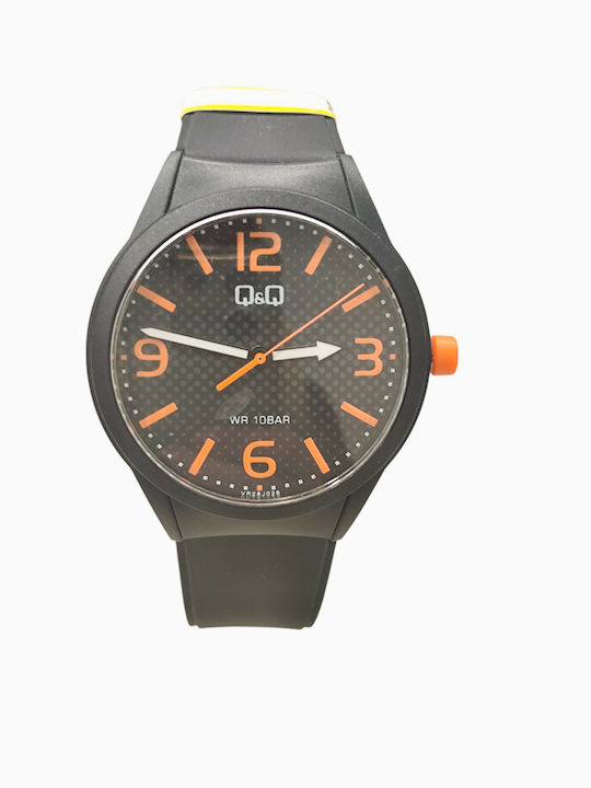 Q&Q Strap Men's Watch 40mm Battery with Black R...
