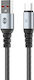 Forever Cablu USB 2.0 USB-C Masculin - USB-C 18W Negru 1m