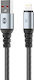 Forever Braided USB-A to Lightning Cable 18W Black 1m