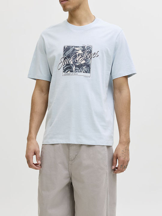 Jack & Jones Crew Neck Tricou Blue Light