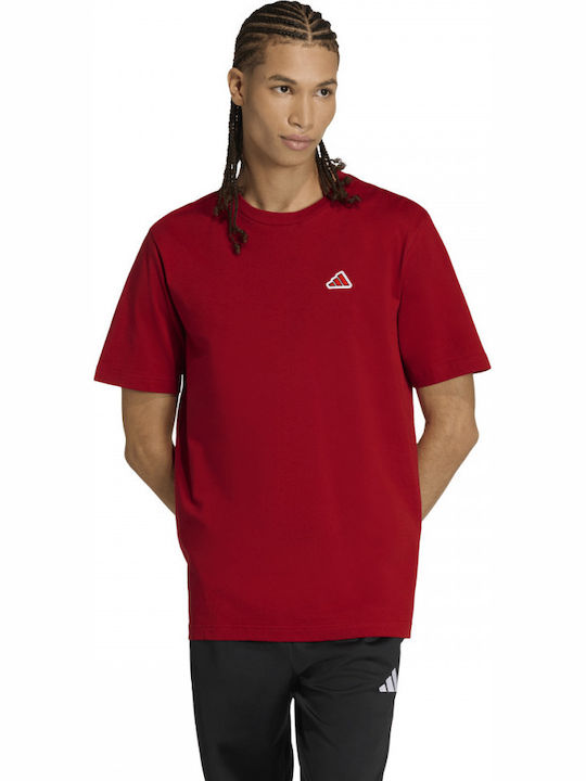 adidas Graphic T-shirt Active Maroon