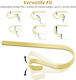 Incycall Christmas Stocking Metal Clips 10 Pieces Gold Silver
