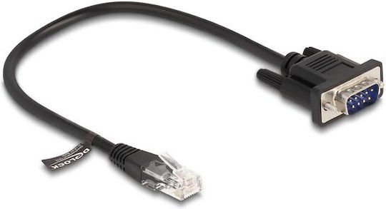 Καλώδιο Σειριακό Delock Rj45 Plug To Serial Rs-232 D-sub 9 Stecker