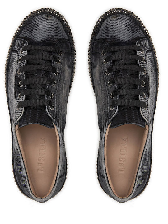 Le Silla Sneakers Μαύρο