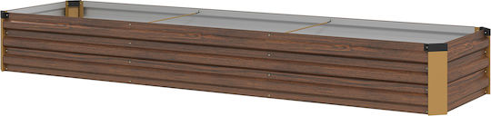 Ghiveci Dark Brown 240x60x30cm.