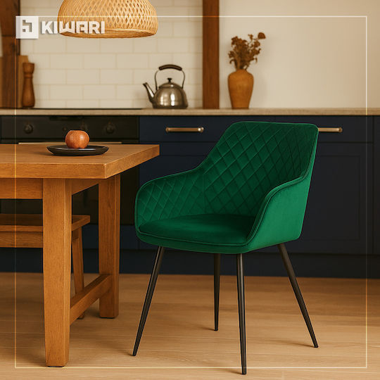 Chair Dining Room Verdi 50x41x84cm Emerald Green