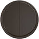 Celiane Double Switch Plate Black