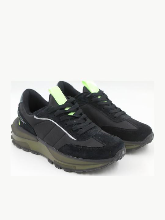 Mezzo Uomo Sneakers Μαύρο / Πράσινο Mezzo Uomo Sneakers Μαύρο / Πράσινο