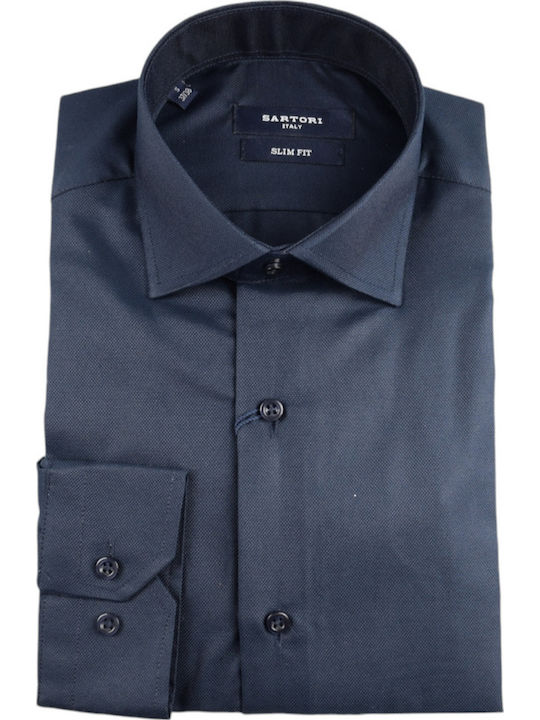 Langärmlig Hemd Blue