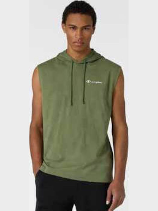Champion Φούτερ με Κουκούλα Green