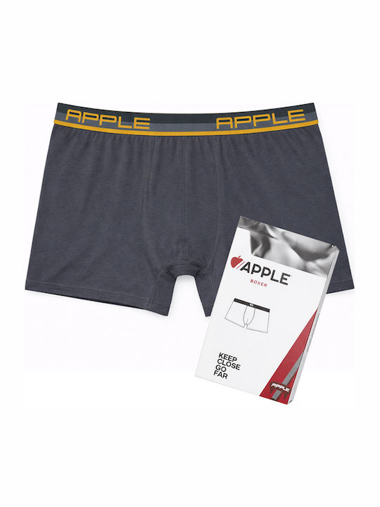 Apple Boxer Herren Boxershorts Ανθρακί - Χρυσό ...