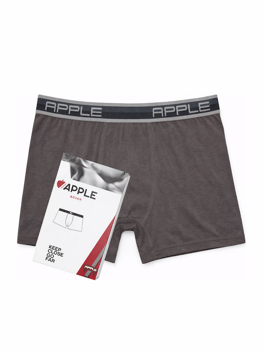 Apple Boxer Herren Boxershorts Grey-anthracite ...