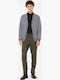 Elastic Trousers Khaki