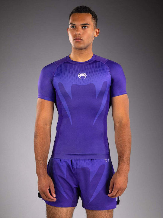 Venum Bărbați Cu mânecă scurtă Tricou VENUM-05915-008 pentru Jiu-Jitsu Violet Venum Bărbați Cu mânecă scurtă Tricou VENUM-05915-008 pentru Jiu-Jitsu Violet