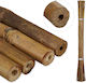 Set 40 Plant Sticks Relaxdays Bamboo 105 Cm Size
