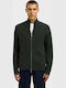 Men's Knitted Cardigan Deep Forest (green)