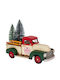 Metall Retro Weihnachtsfigur Lastwagen 25x10x21cm