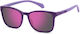 Polaroid Square Kids Sunglasses with Polarized Purple Lens