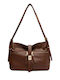 Leather Women's Bag Shoulder Brown