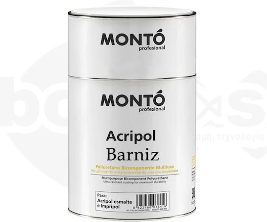Monto Βερνίκι Εμποτισμού Πολυουρεθάνης 2 Συστατικών Άχρωμο Γυαλιστερό 750ml