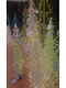 Glitter Oil Illuminated Tree 400 Led Glitter Silver Base 18x100cm Battery