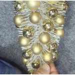 Red Tree Red Balls Glitter Red Base 50cm