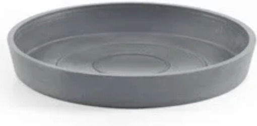 Ecopots Plate Pot Grey 15x15cm 74.019.16B