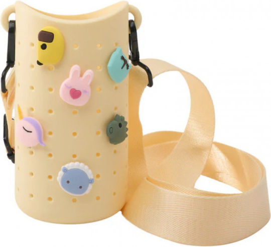Asobu Kids' Food Container made of Silicone Yellow