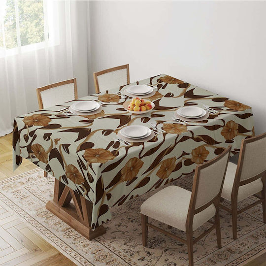Hermia Tischtuch Multi-brown 140x180cm