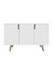 Sideboard Verona Wooden White 120x30x80cm