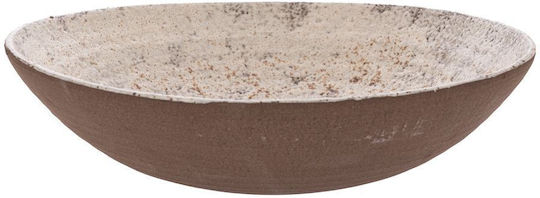 Iliadis Ceramic Decorative Platter White 28x28x9cm