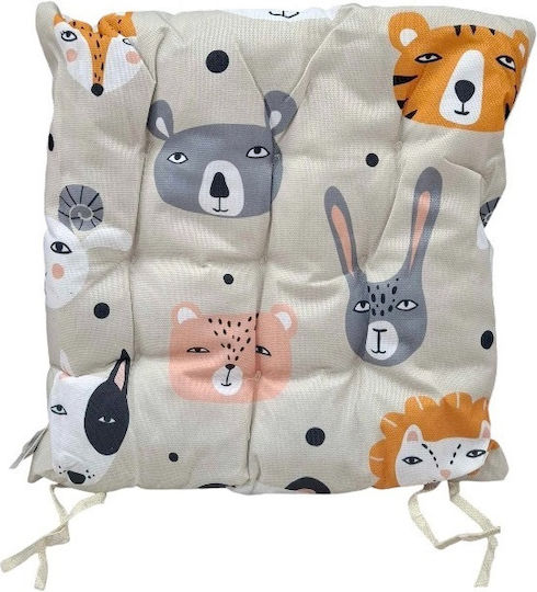 Garden Chair Cushion Beige 40x40cm
